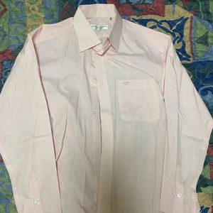 Vintage Giorgio Armani Pink Men's Dress Shirt